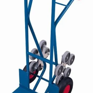Carrello Porta Scale Variofit Con Ruote A Cinque Bracci Capacità Di Carico 200 Kg Dimensioni Benna:
