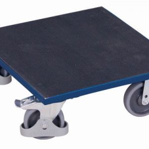 Rullo Per Cassa Variofit Con Area Di Carico In Gomma Scanalata: 500 X Mm (L / P) Portata 400 Kg Pneu